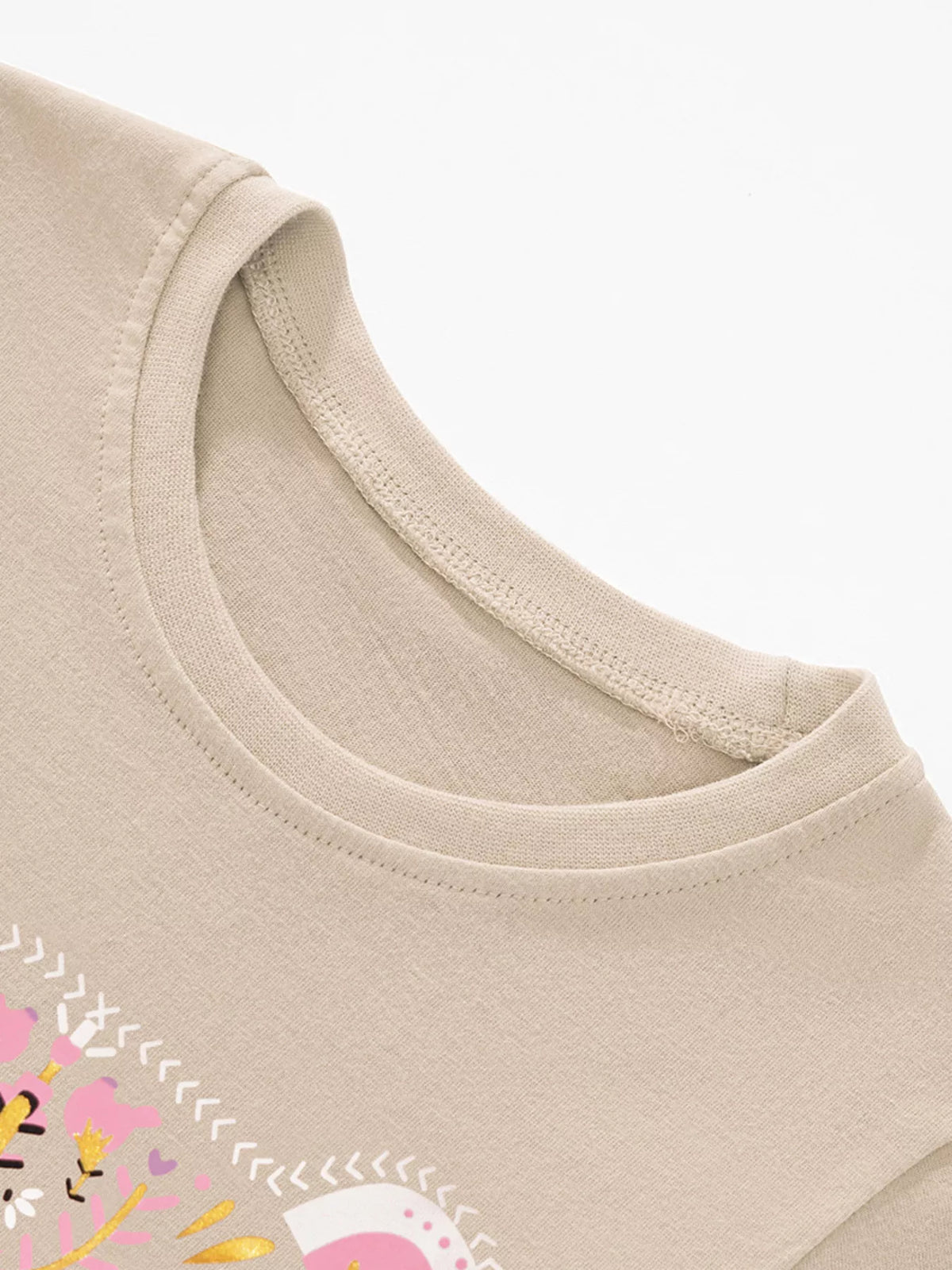 Children's Bear Graphic Long Sleeve T-Shirt