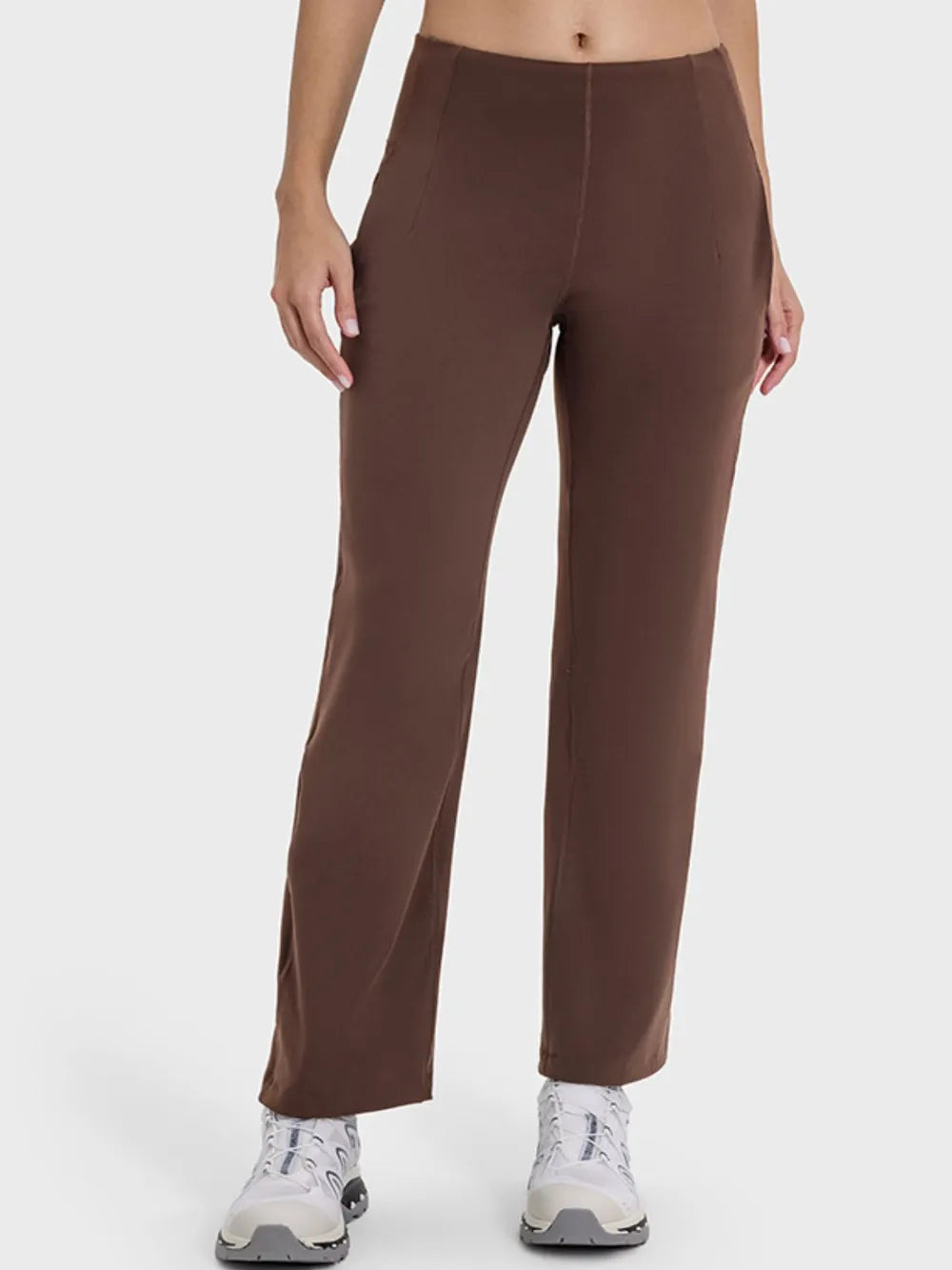 Millennia Pocketed High Waist Active Pants - Ladyez