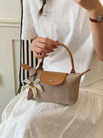 Woven Texture Crossbody Bag