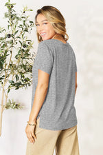 Basic Bae Bamboo Full SizeRound Neck Short Sleeve T-Shirt Plus Size