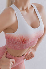 Gradient Sports Bra and Leggings Set - Ladyez