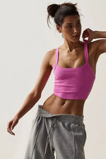 Scoop Neck Active Tank - Ladyez