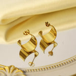 18K Gold-Plated Stud Earrings