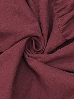 Tie Waist Long Sleeve Ruffled Hem Dress