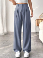 Wide Leg Pleated Pants