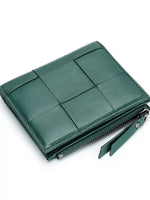 Woven Leather Card Case