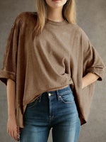 Lovelet Round Neck Half Sleeve T-Shirt - Ladyez