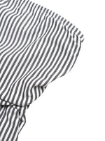 Striped Strapless Wide Leg Jumpsuit