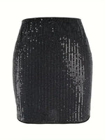 Sequin Mini Skirt