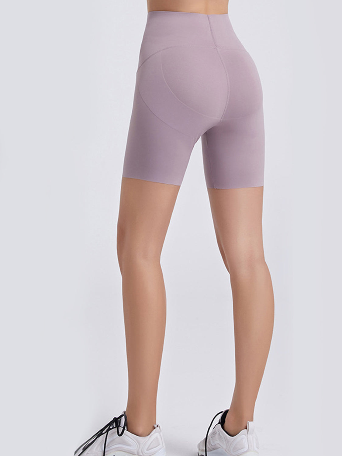 Wide Waistband Sports Shorts - Ladyez
