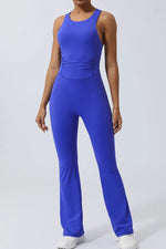 Crisscross Wide Strap Sleeveless Jumpsuit - Ladyez