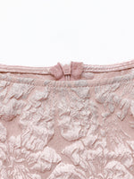 Floral Jacquard Peplum Tank
