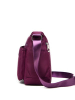 Multi-Pocket Lightweight Nylon Crossbody Bag