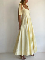 Gradient Tie Shoulder Maxi Dress