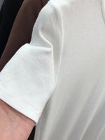 Crew Neck Short Sleeve T-Shirt - Ladyez