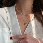 925 Sterling Silver Geometric Pendant Necklace