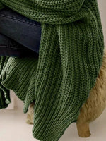 Chunky Knit Open Front Cardigan