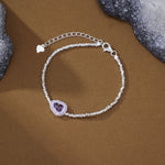 925 Sterling Silver Gourd Charm Bracelet