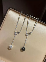Alloy Pearl Drop Y-Necklace