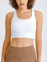 Millennia Double Take Square Neck Racerback Cropped Tank - Ladyez