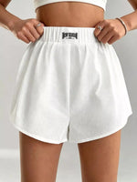 Elastic Waistband Casual Shorts
