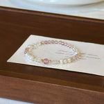 Pearl & Crystal Beaded Bracelet