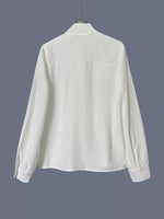Tie-Neck Long Sleeve Blouse