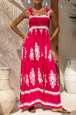 Printed Square Neck Cami Dress
