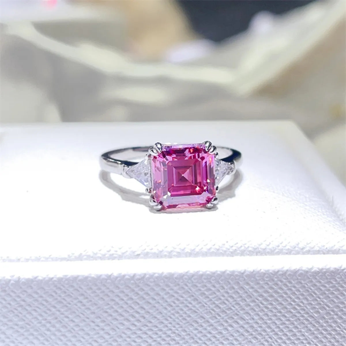 3 Carat Moissanite 925 Sterling Silver Ring - Ladyez
