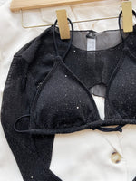 Glitter Three-Piece Swim Set - Ladyez