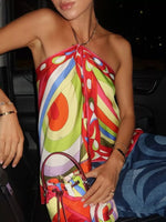 Printed Halter Neck Cami