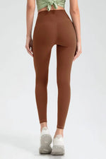 Wide Waistband High Waist Sport Leggings - Ladyez