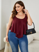 Plus Size Double-Strap Scoop Neck Cami