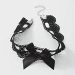 Lace Bow Choker Necklace