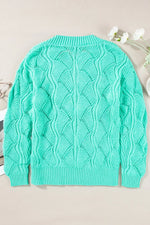 Elegant Texture V-Neck Knit Top