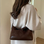 Suede Crossbody Bag with Adjustable Strap