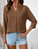 Button-Down Notched Shirt