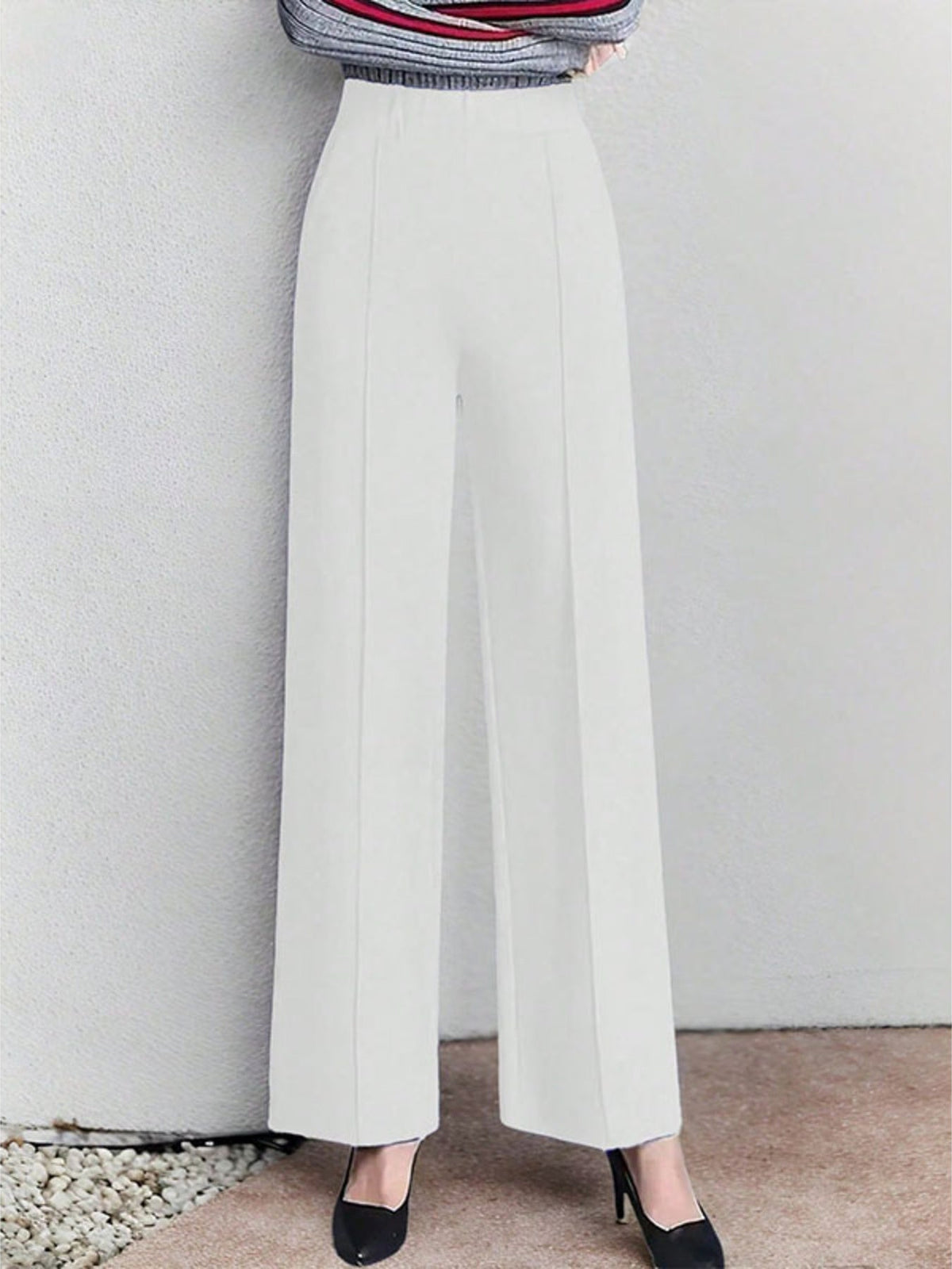 High-Waisted Wide Leg Pants