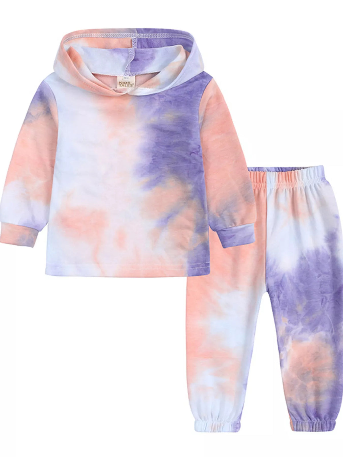Children's Tie-Dye Hoodie and Pants Set