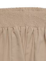 Smocked Waist Wide Leg Pants