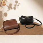 Adjustable Strap Leather Crossbody Bag