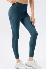 High Waist Slim Fit Long Sports Pants - Ladyez