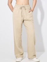 Drawstring Wide Leg Pants