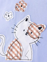Children's Cat T-shirt and Shorts Set