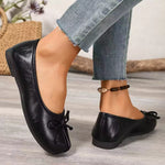 Bow Decor Split Toe Slip-Ons