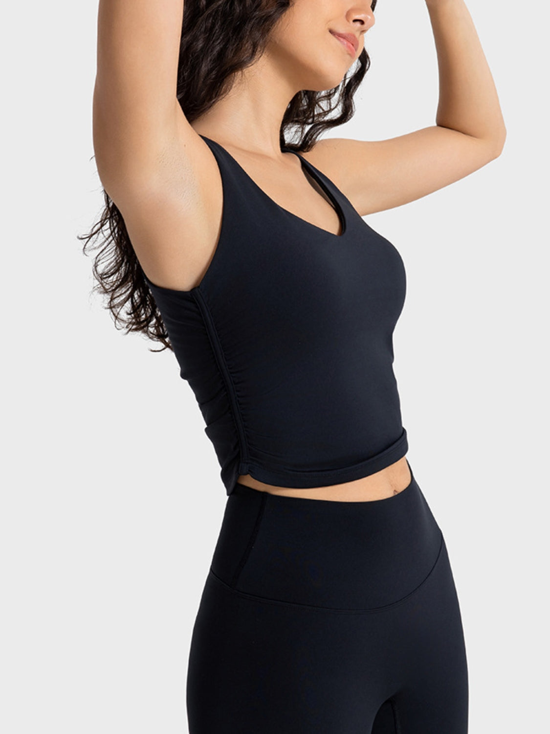 Millennia Cropped Sport Tank - Ladyez