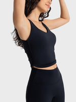 Millennia Cropped Sport Tank - Ladyez