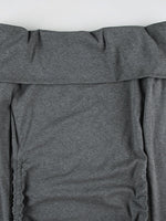 Off-Shoulder Ruched Bodycon Mini Dress