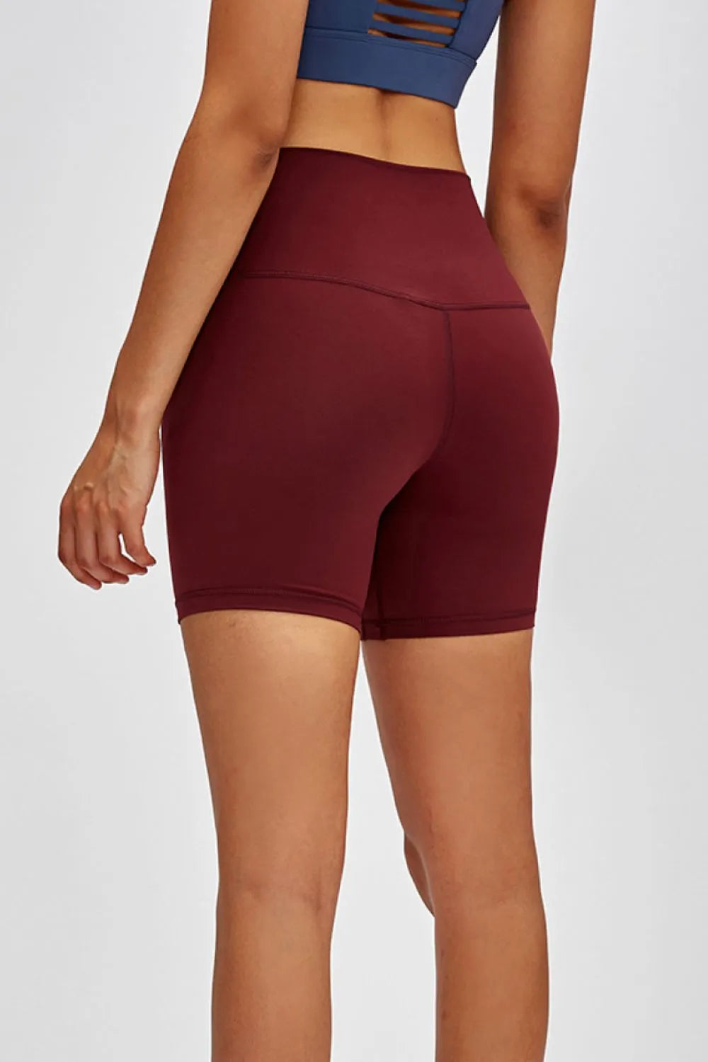 Millennia High Waist Training Shorts - Ladyez