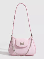 Butterfly Decor Chain Shoulder Bag